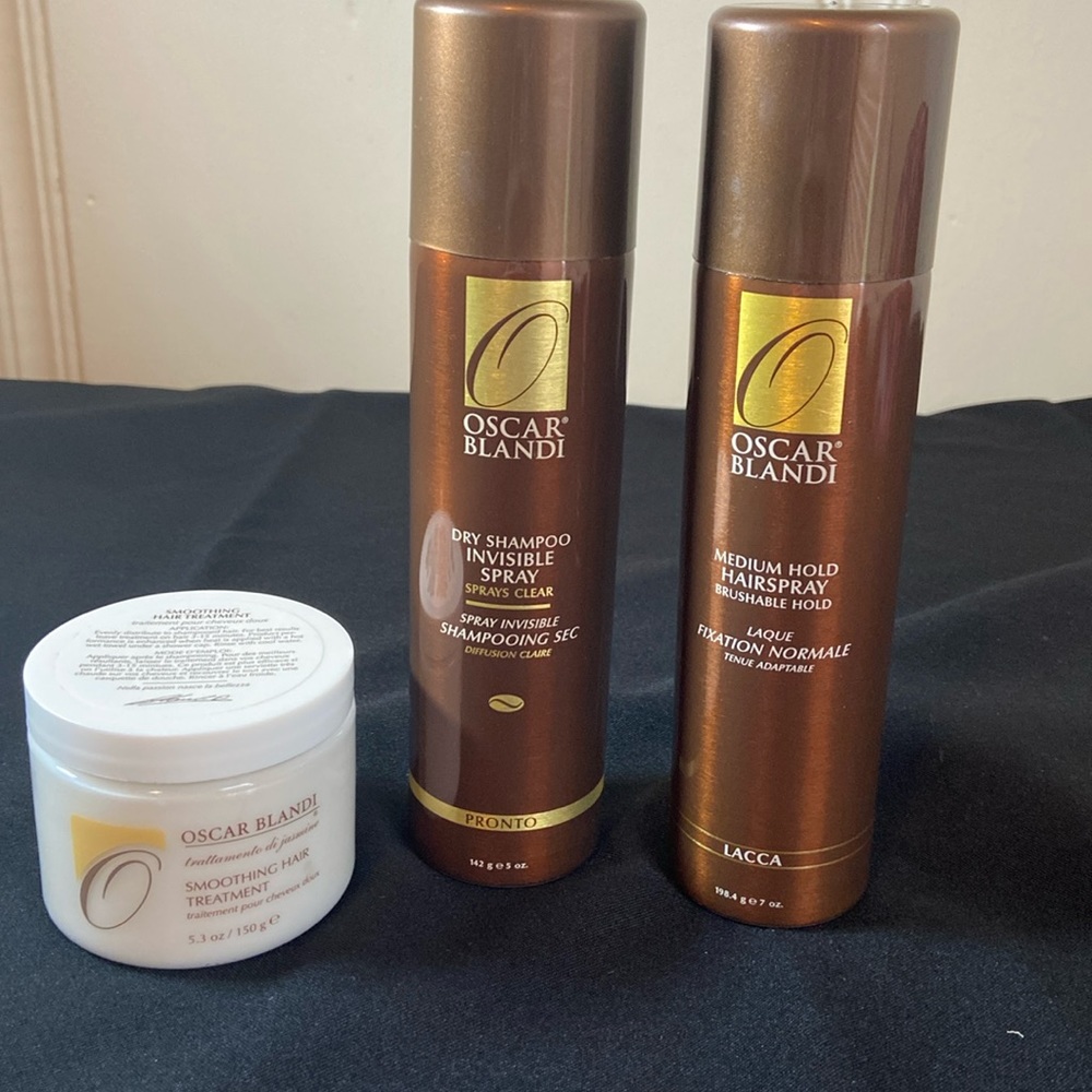 OSCAR BLANDI Invisible Dry Shampoo, Hairspray and Smoothing Treatment